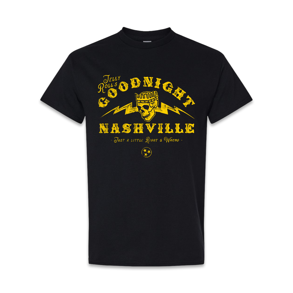 Skullbot Yellow Tee